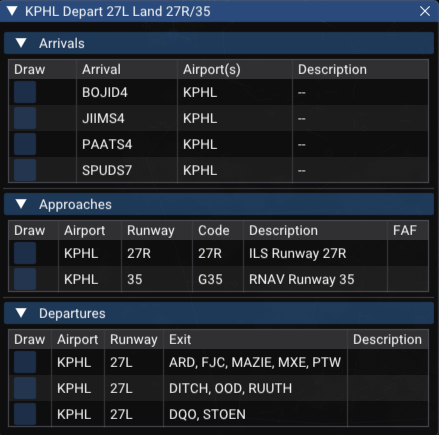 approach list