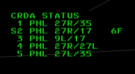 CRDA status list